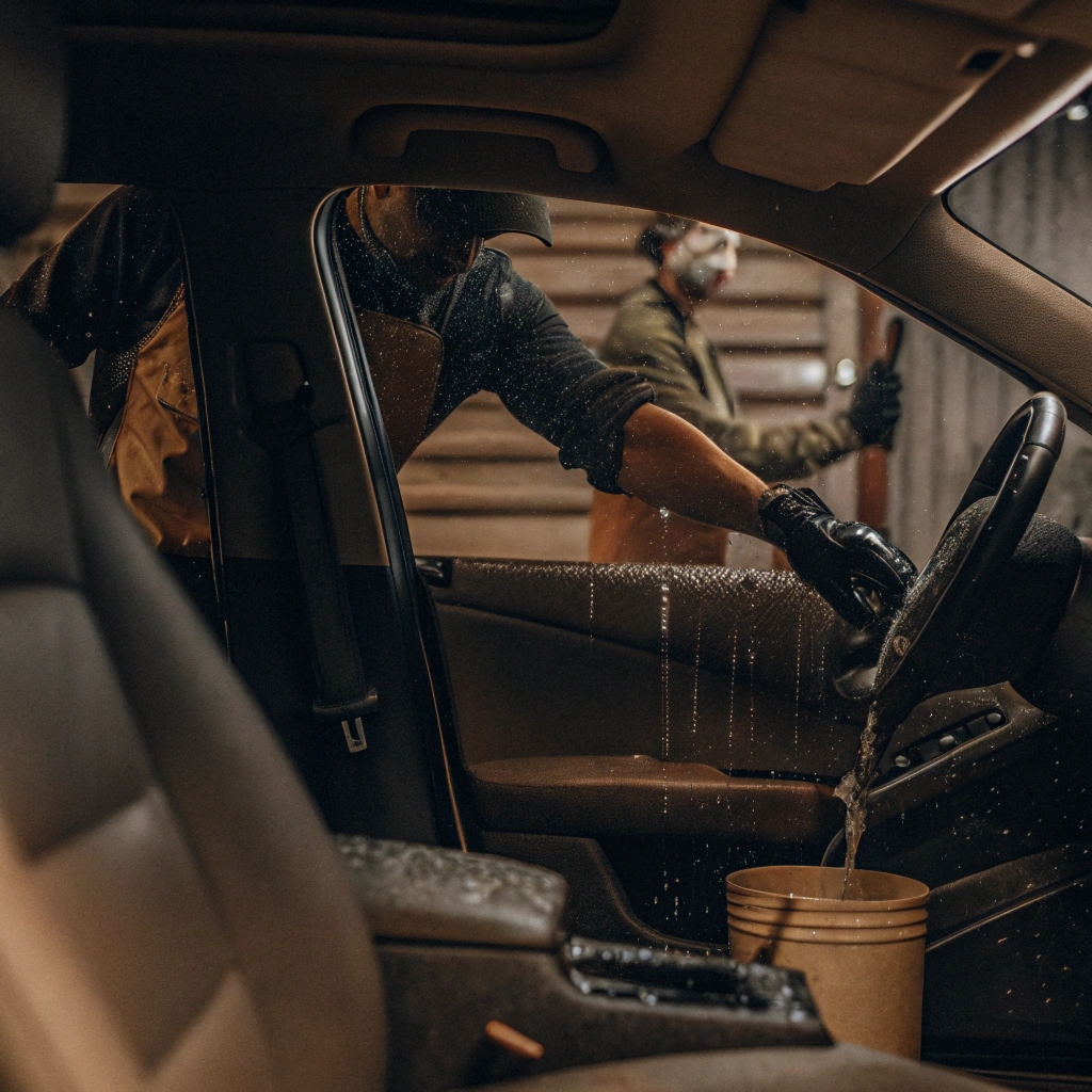 Eco-friendly car interior cleaning services by Tholmareaiyph